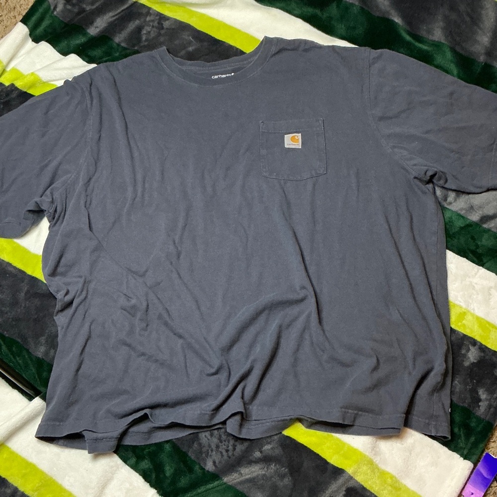 Carhartt Charcoal Pocket Tee. Size 4XL